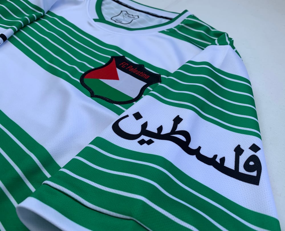 Palestine Green Hooped Shirt