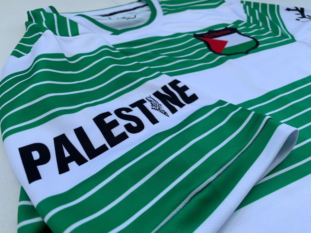 Palestine Green Hooped Shirt