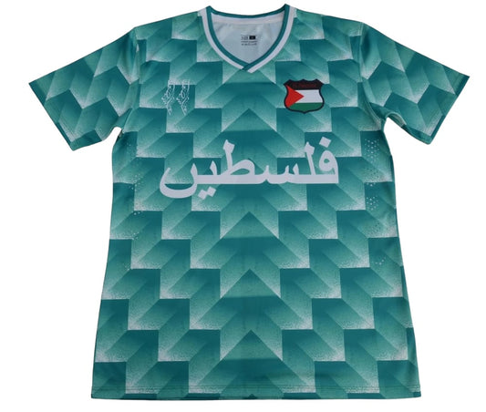 Palestine Green Retro Football Shirt