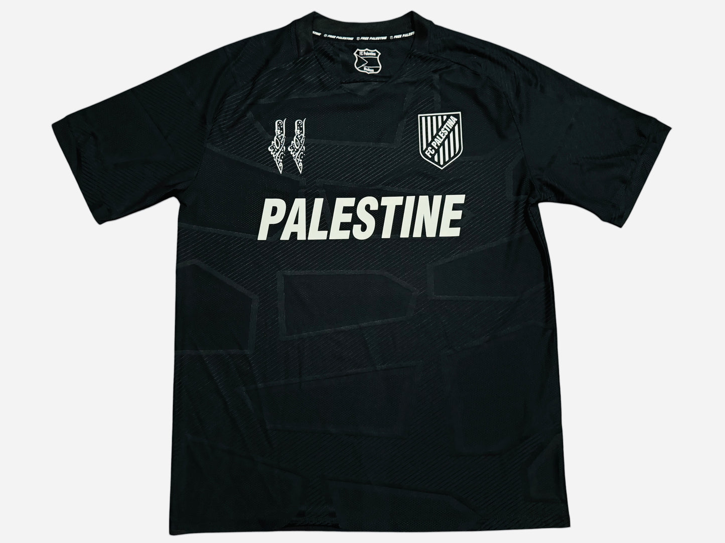 Palestine Black Edition (English) Football Shirt
