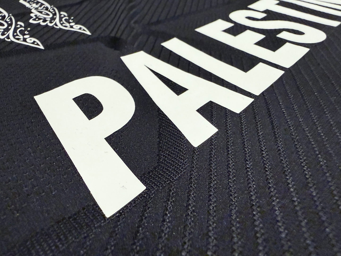 Palestine Black Edition (English) Football Shirt