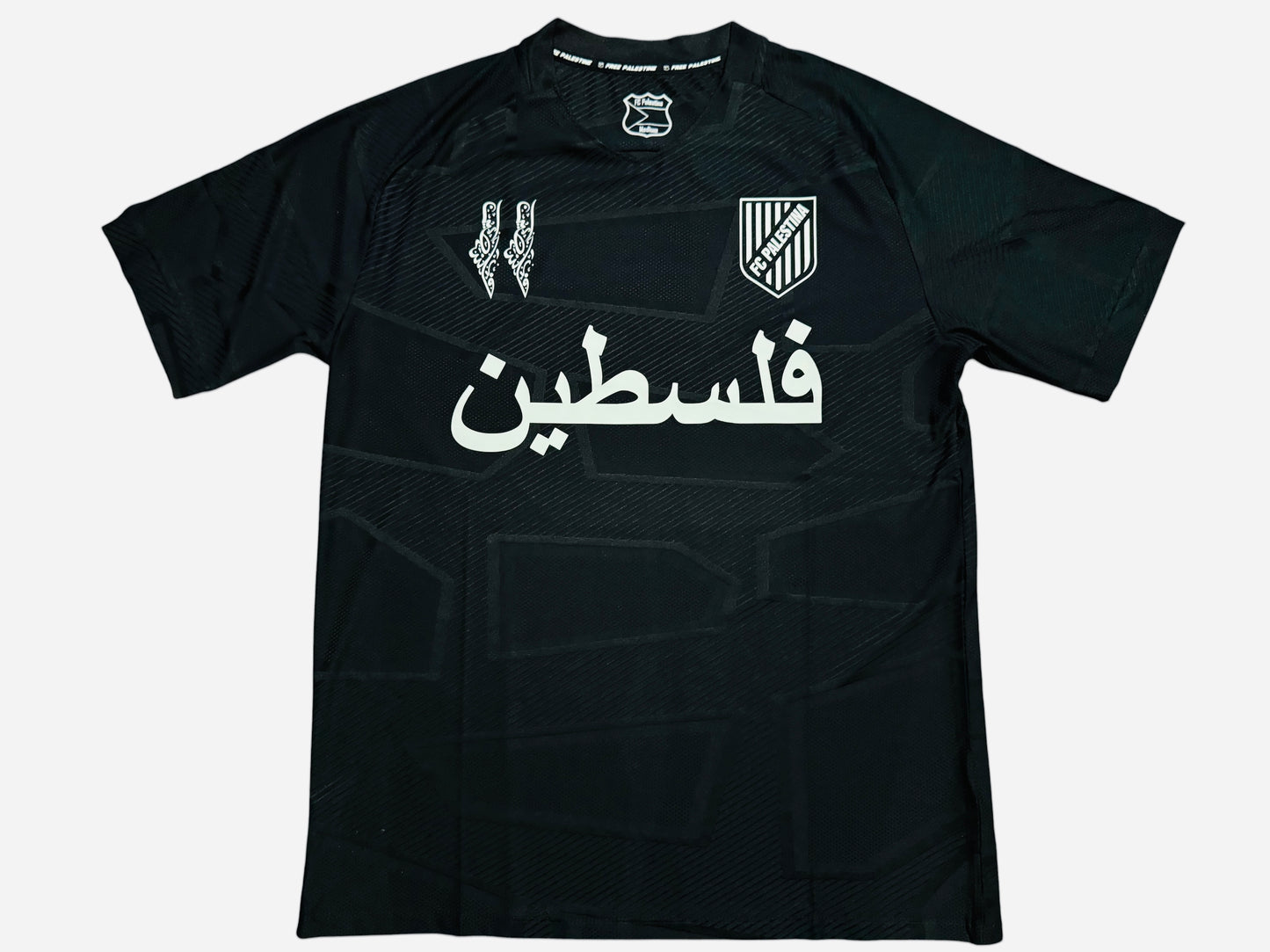 Palestine Black Edition (Arabic) Football Shirt