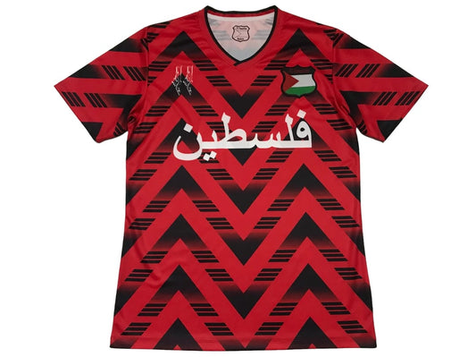 Palestine Retro (Red/Black) Football Shirt